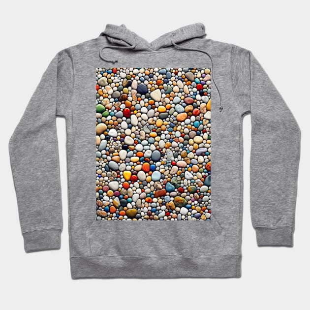 Pebble Party Hoodie by Fossilized Pixel